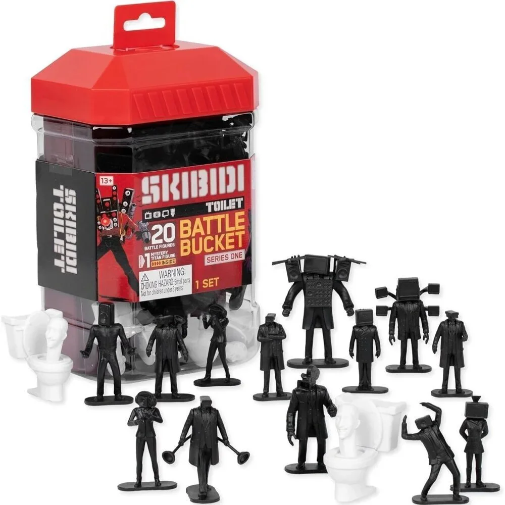 SKIBIDI Toilet Battle Bucket Collectible Figures SKIBIDI TOILETS VS THE ALLIANCE